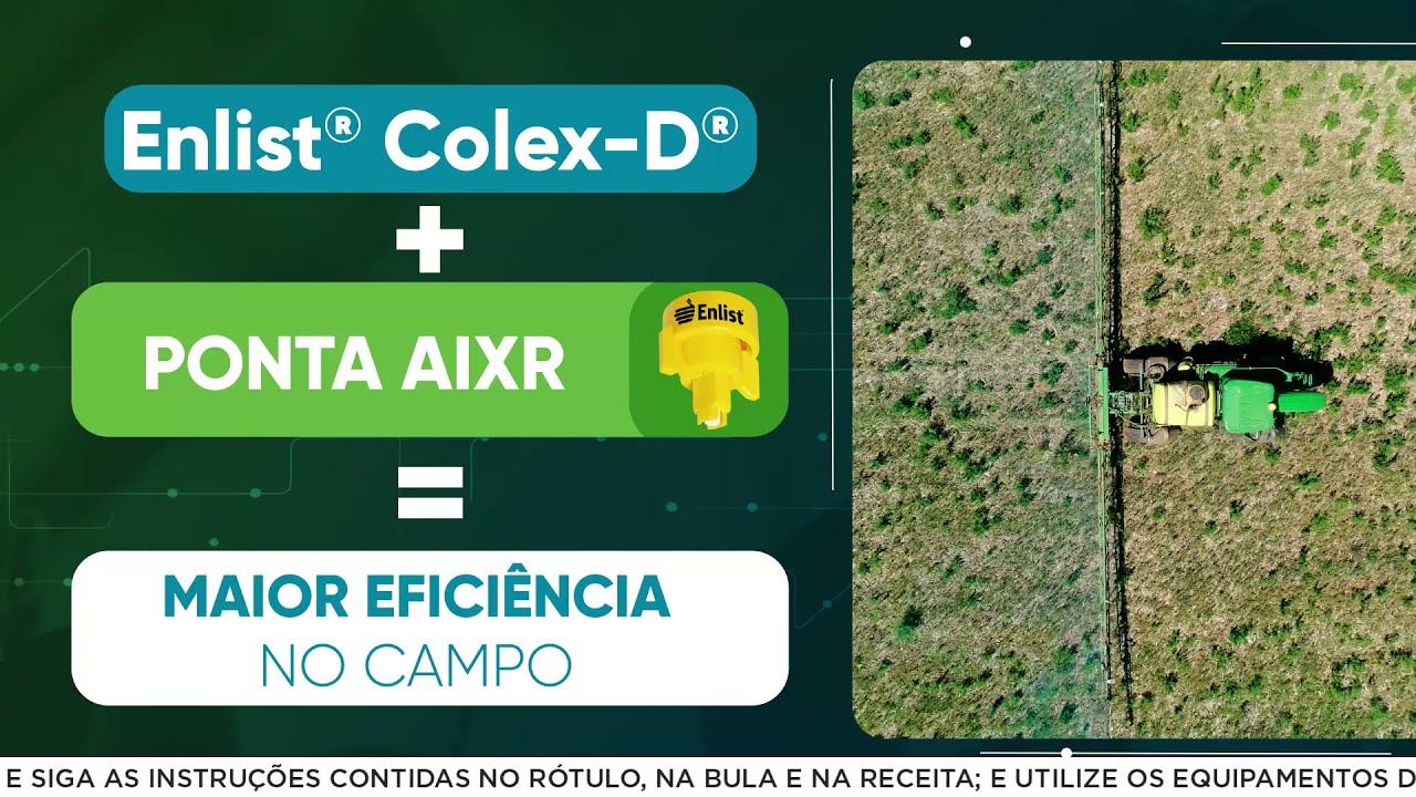 Enlist ® Colex-D® e pontas AIXR Teejet Technologies
