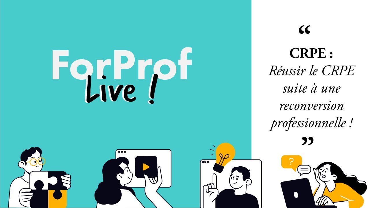 📣 Réussir le CRPE suite à une reconversion professionnelle !