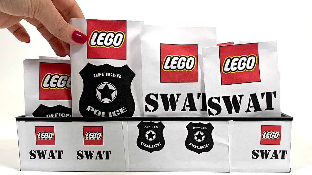 LEGO City Police SWAT Minifigures !Unofficial LEGO | DIY & Crafts