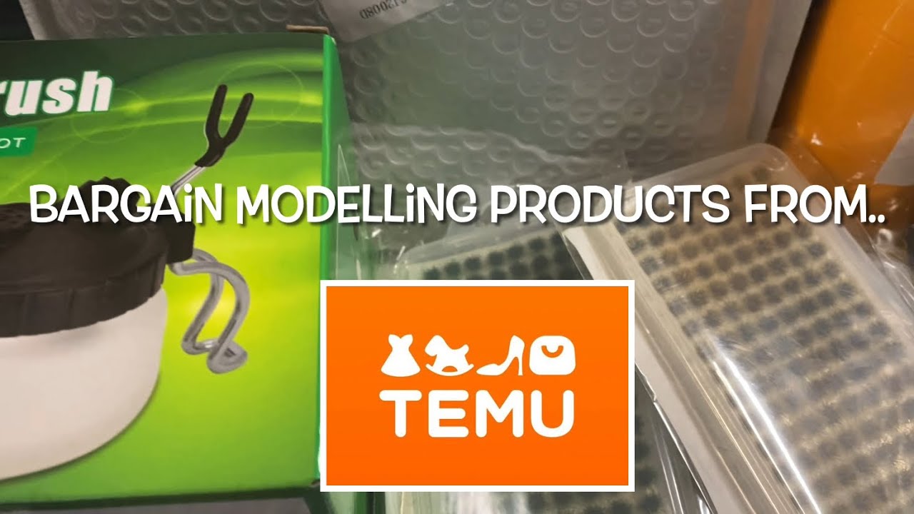 Bargain Modelling supplies from TEMU
