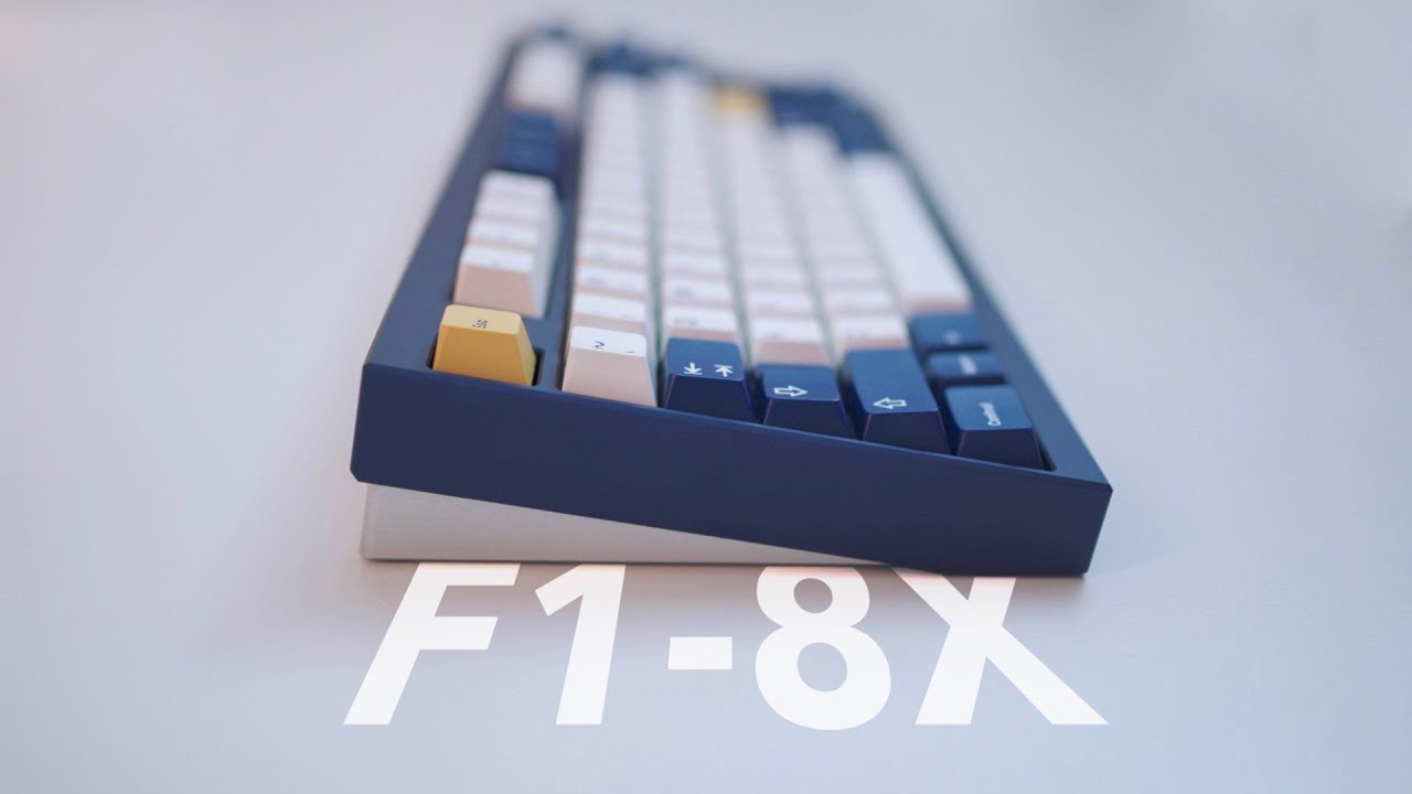 Korean Custom Keyboard! F1-8X Build