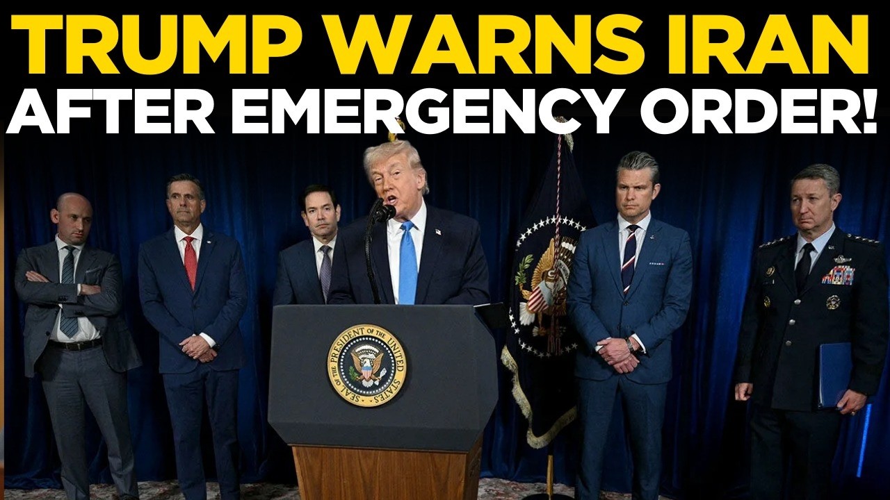 TRUMP IRAN ANNOUNCEMENT LIVE: US–Iran Tensions Escalate | Trump Warns Iran, Regional Alert Rises