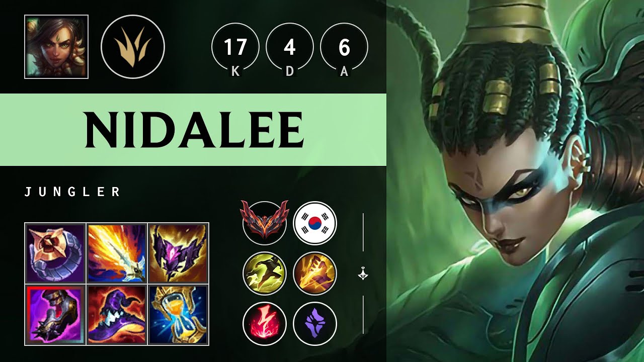 Nidalee Jungle vs Zyra - KR Grandmaster Patch 25.12
