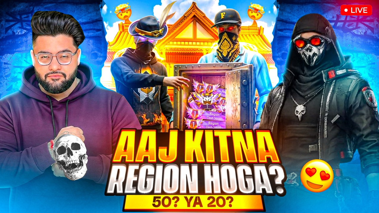FREE FIRE LIVE 🔴DAY-16  Aaj Lobby Tod Dunga💀India Top-100 Grind🔥🥵