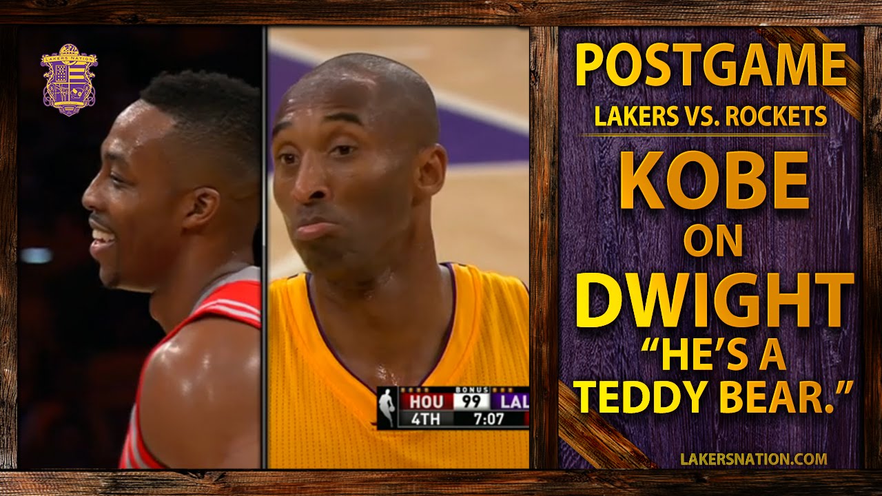 Kobe's Reaction To Elbow/ Trash Talking With Dwight Howard, Plus 