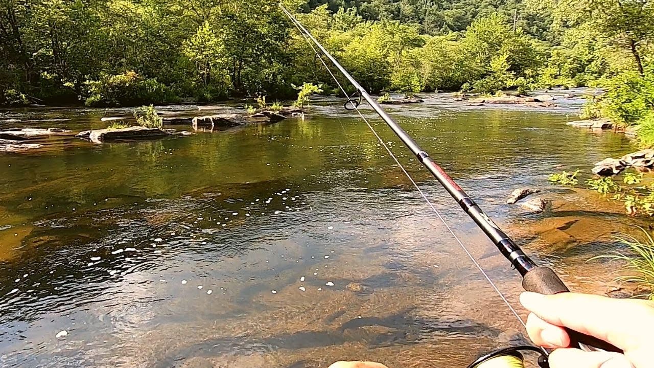 Fishing a WILD River with New SECRET Weapon