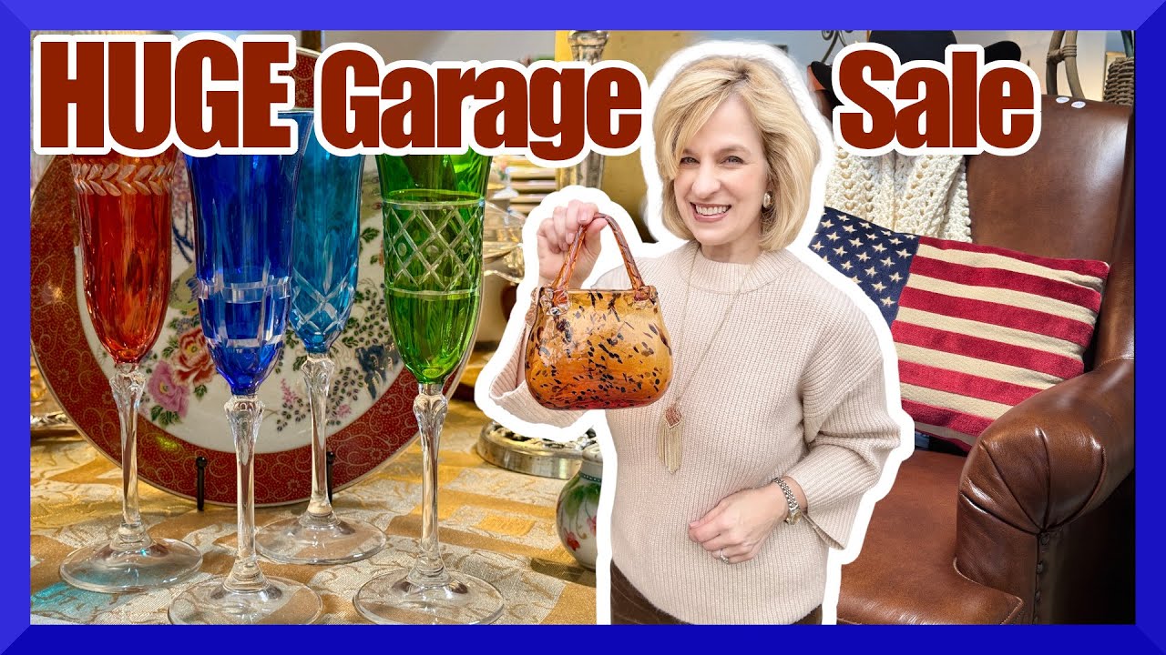 Walked into this Garage Sale and found Waterford Crystal! Must see deals for home and table.