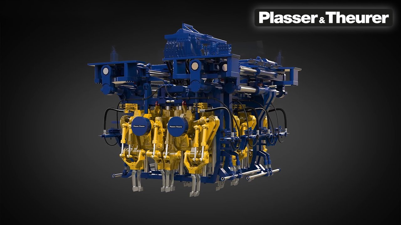 The new standard for turnout tamping: The 8x4 tamping unit – Plasser & Theurer (EN)