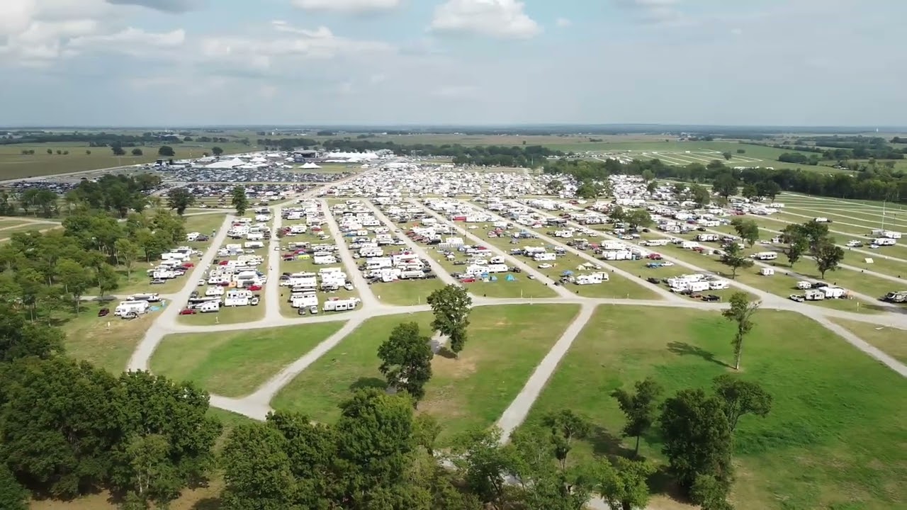 Born and Raised Concert Pryor OK 2023 by drone
