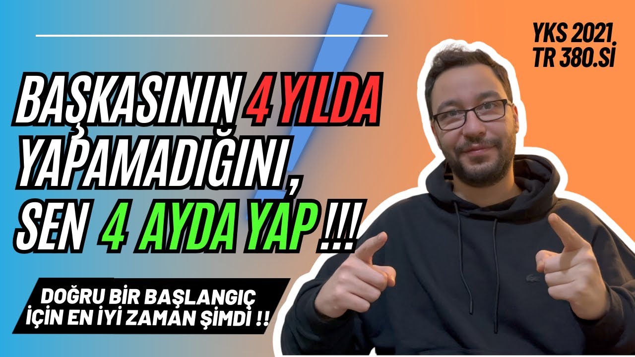 4 AY KALA DEĞİŞİR HER ŞEY !!! YKS 2024