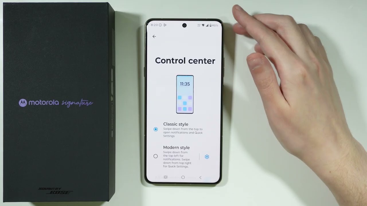 Motorola Signature: How to Turn ON/OFF Quick Settings (Control Center) in Lock Screen