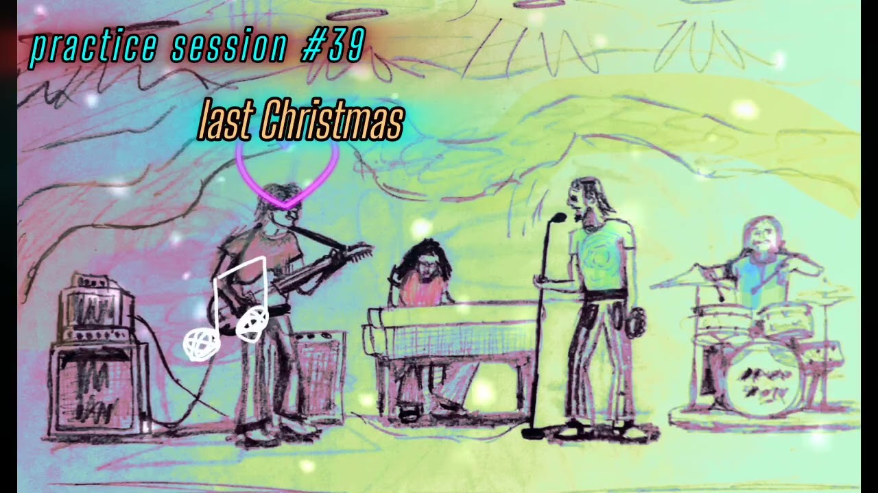 the MOGOS practice... mini covers , till there was you, last Christmas, Blue Christmas 