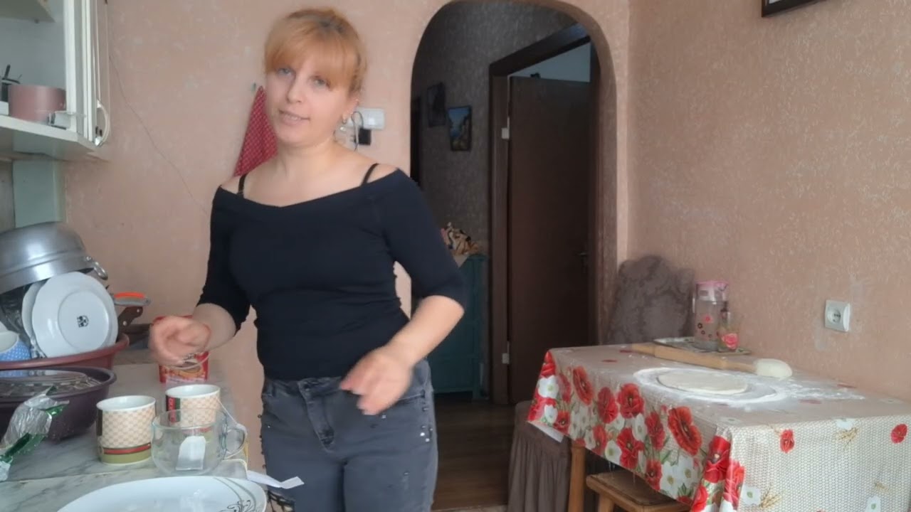 18თებერვალი .დილის სამზადისი.ტაფის ხაჭაპურები გამოვაცხვე❤️🙏