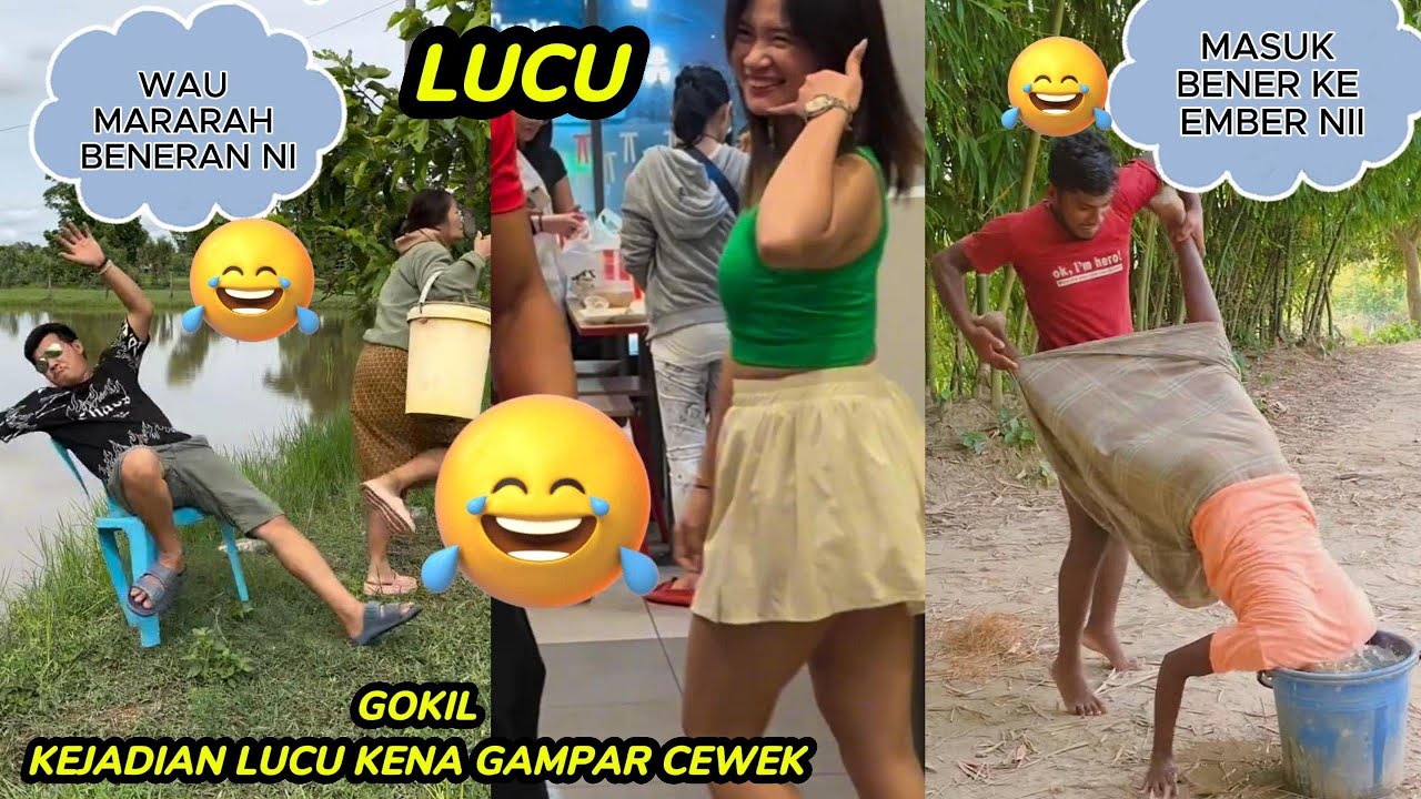 GOKIL KEJADIAN LUCU KENA GAMPAR CEWEK !!! KUMPULAN VIDIO LUCU EPS 16