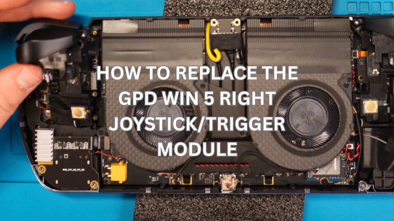 Как заменить правый джойстик и курок GPD WIN 5