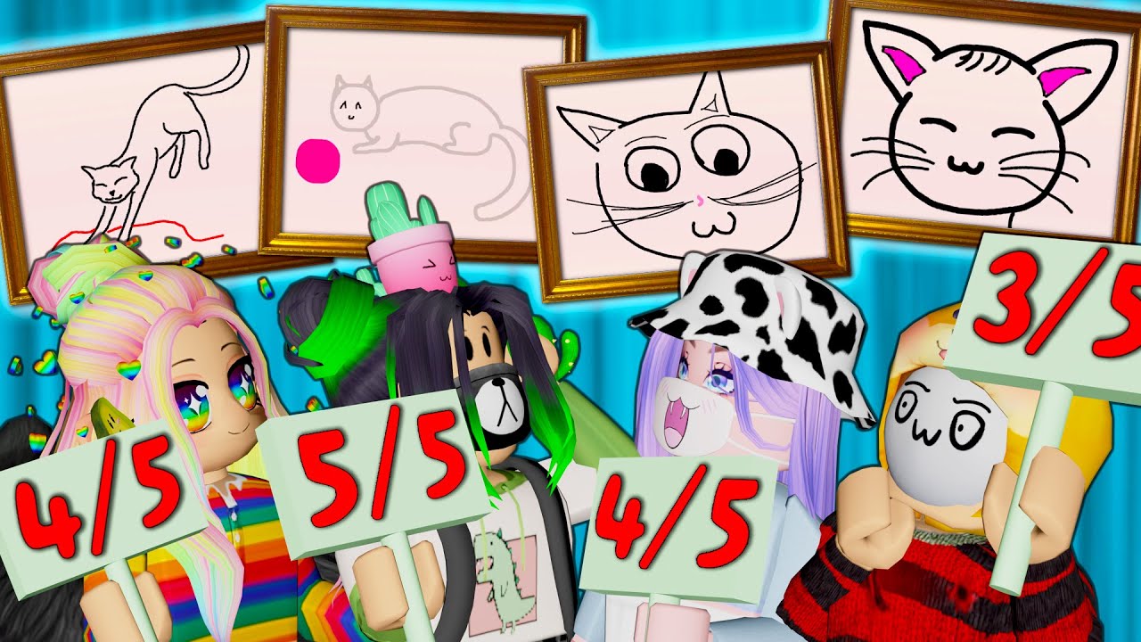КАК ПОКАЗ МОД, НО МЫ ОЦЕНИВАЕМ РИСУНКИ! Roblox Speed Draw