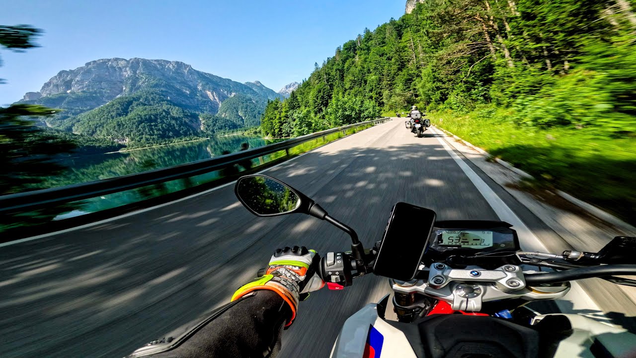 BMW G 310 R | Ride Through Italian Alps and Rio del Lago | Raw Exhaust | 4K