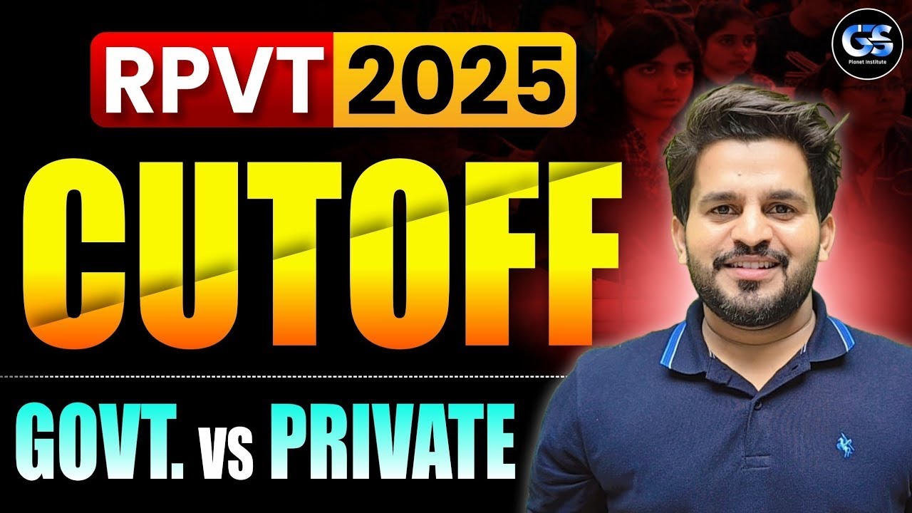 RPVT Cut Off 2025 | RPVT Government & Private College Cut off | Rajasthan Veterinary Cut Off 2025