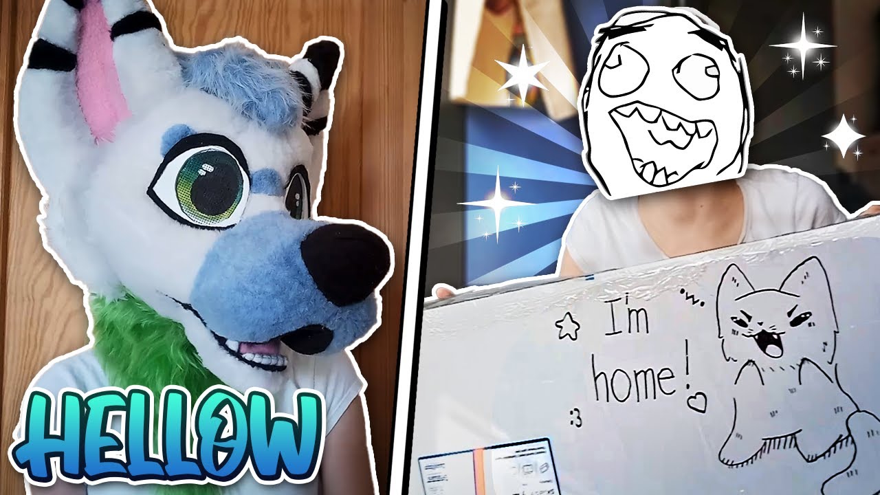 Hellow Fursuit Unboxing CZ/SK