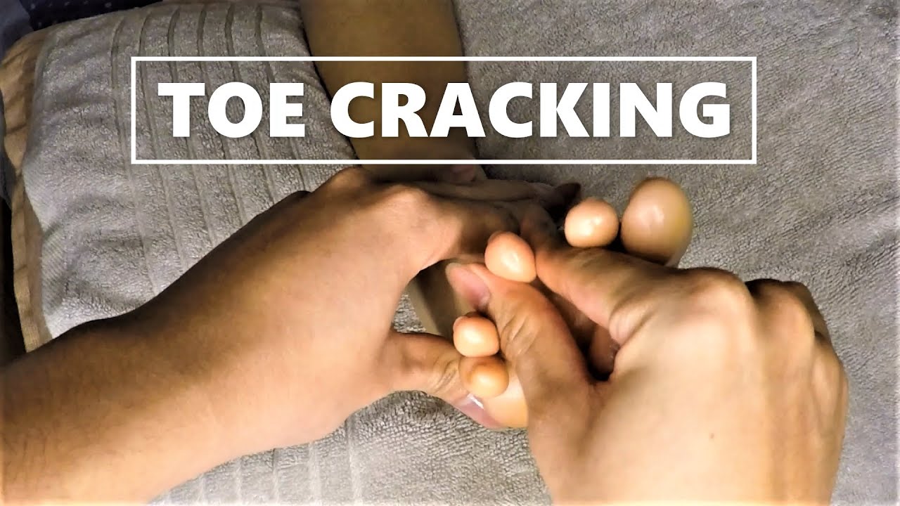 Toe Cracking | Toe Massage with Tools | Massage ASMR