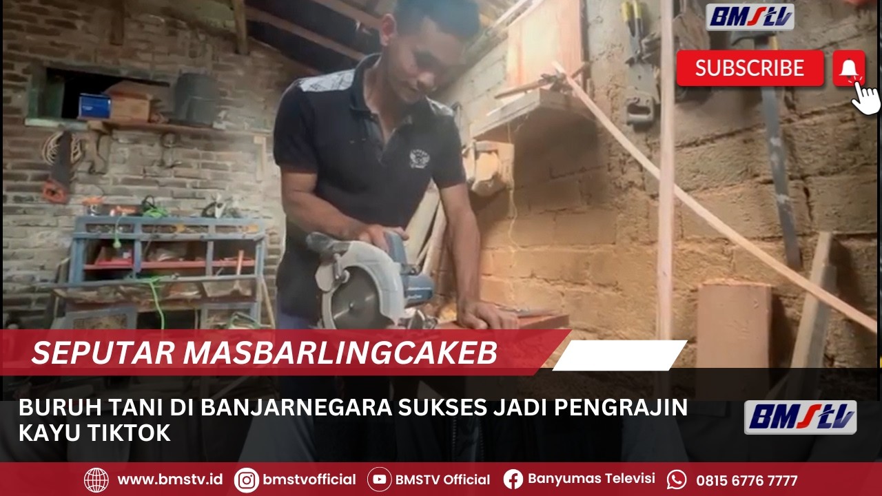 BURUH TANI DI BANJARNEGARA SUKSES JADI PENGRAJIN KAYU