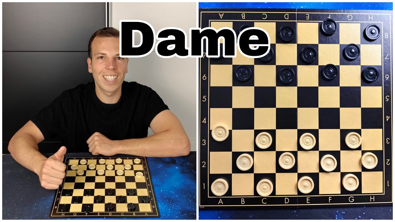 Dame - Spielanleitung und Regeln zum Brettspiel