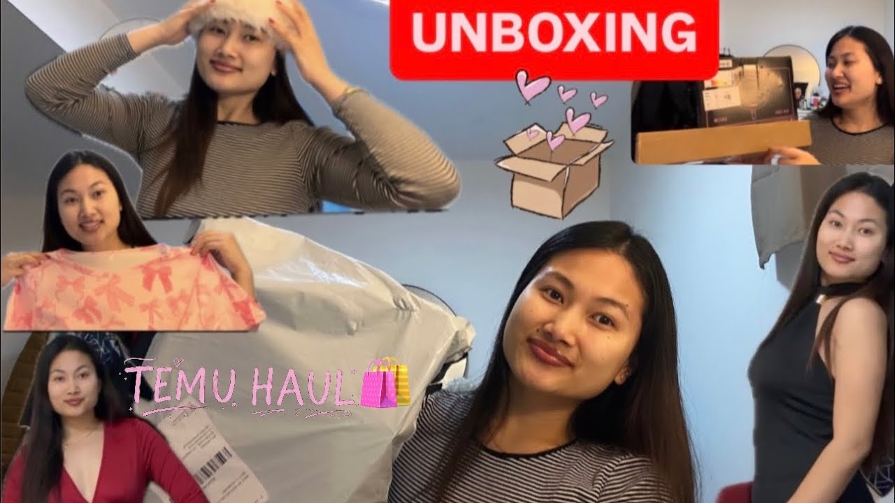 HUGE TEMU UNBOXING 🎀🛍️|| UNEXPECTED😯#shoppinghaul #temu #tibetanvlogger #onlineshopping #toronto 
