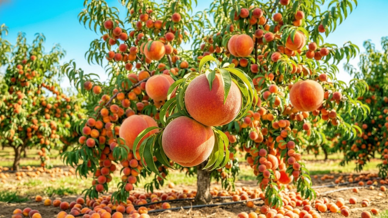 The Peach’s Golden Blush: Growing Arctic Sweet Perfection from Bloom to Fruit Trays