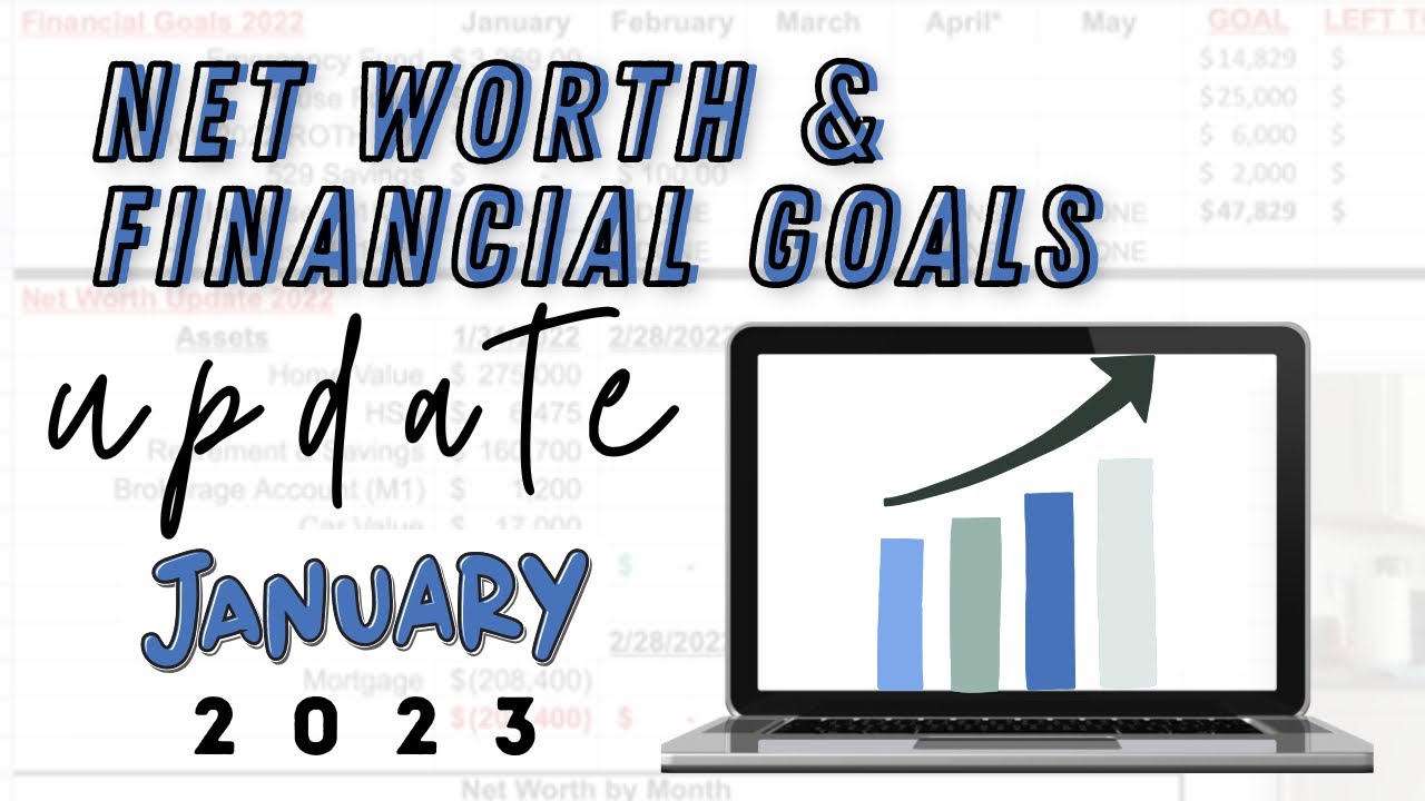 JANUARY 2023 NET WORTH & FINANCIAL GOALS UPDATE..And our net worth growth over the last THREE years!