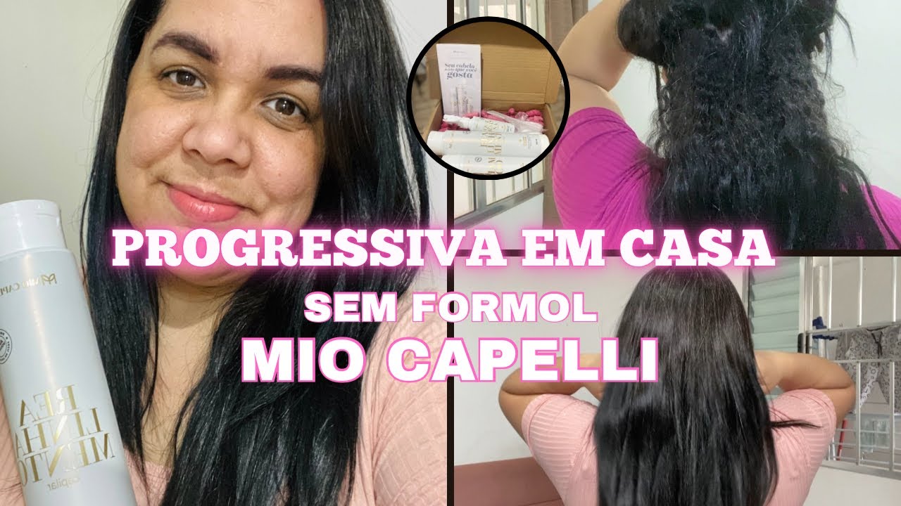 FIZ A PROGRESSIVA MIO CAPELLI EM CASA. PROGRESSIVA ORGÂNICA. SERÁ QUE ALISA MESMO?
