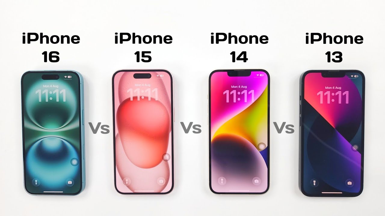 iPhone 16 vs iPhone 15 vs iPhone 14 vs iPhone 13 - iOS 26 BETA 4 ULTIMATE SPEED TEST 