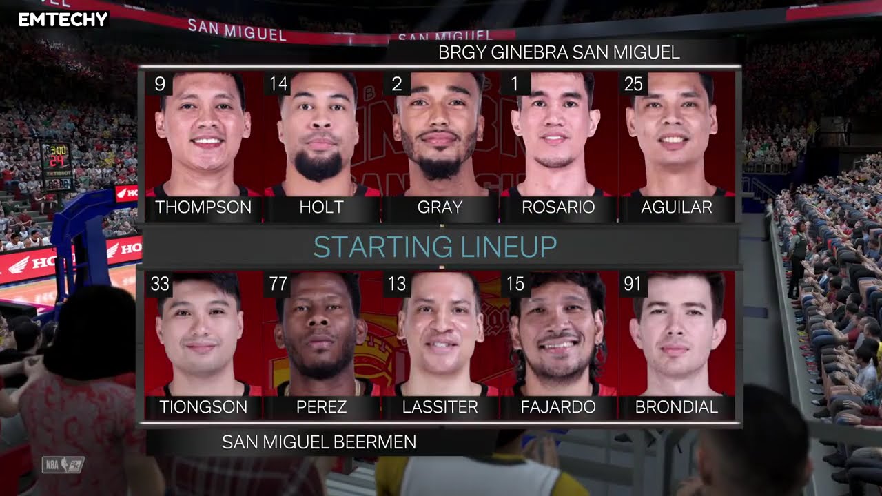 San Miguel Beermen VS Brgy Ginebra  PBA 2K  - Jan 11, 2026