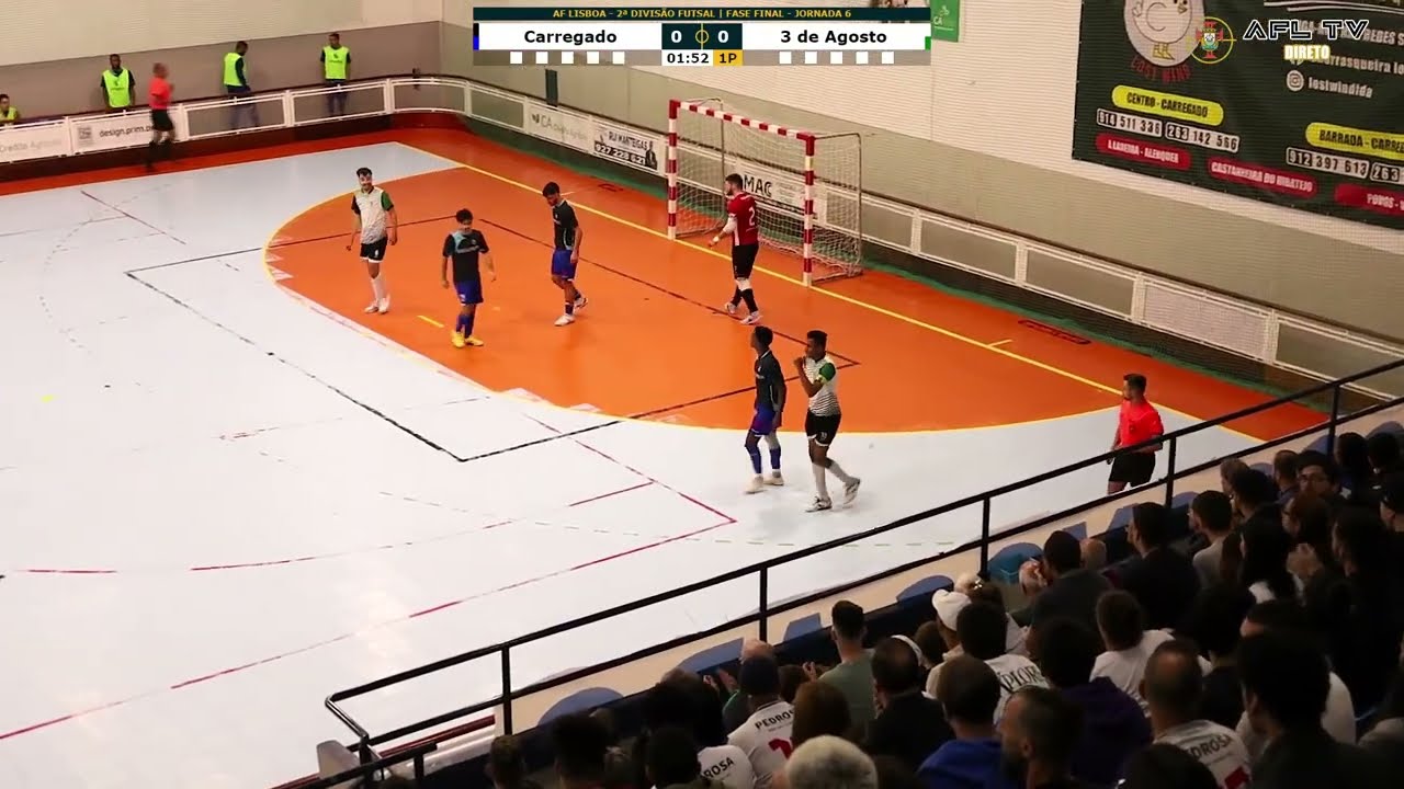 AD Carregado x SM 3 d'Agosto - 2ª Divisão Futsal - Fase Final - Jornada 6