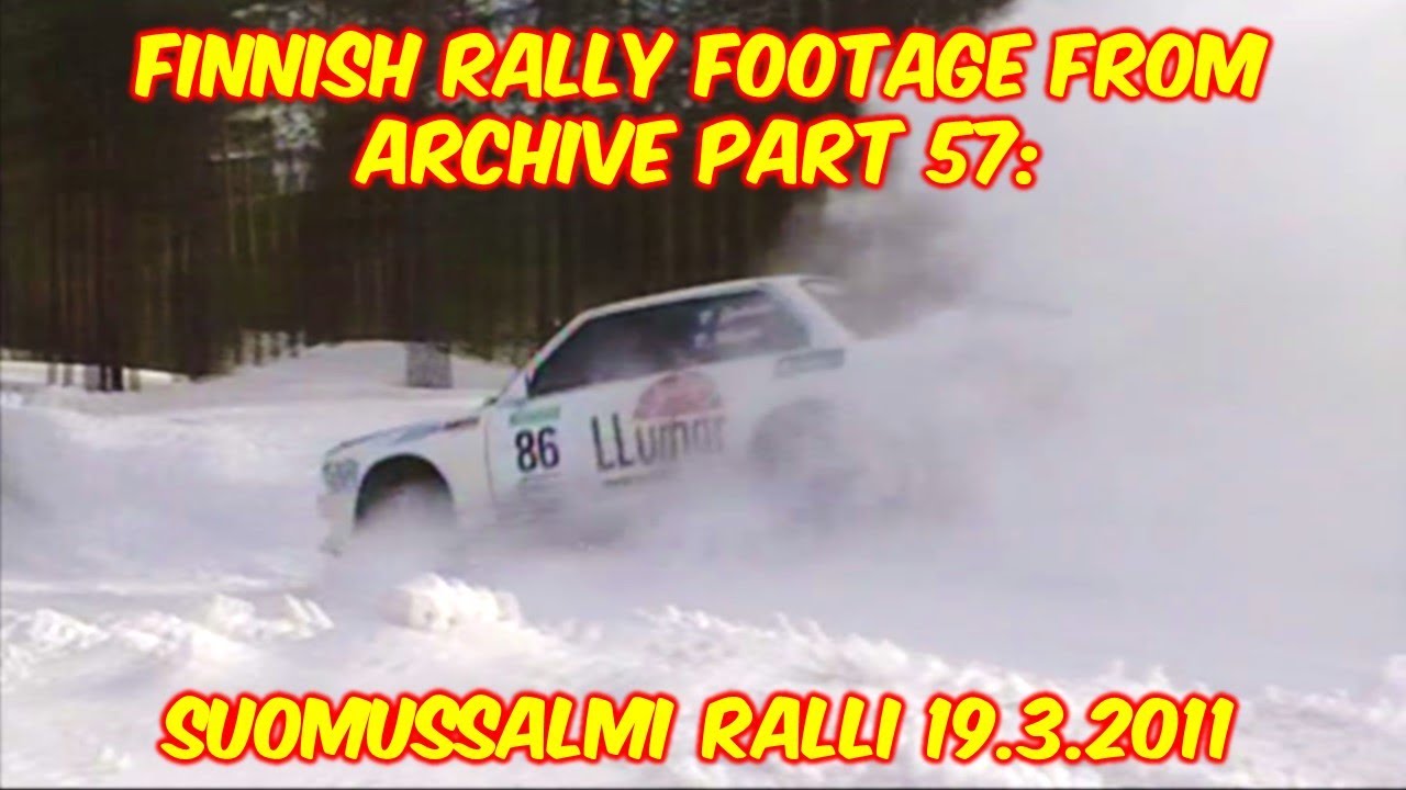 Finnish rally footage from archive part 57: Suomussalmi Ralli 19.3.2011