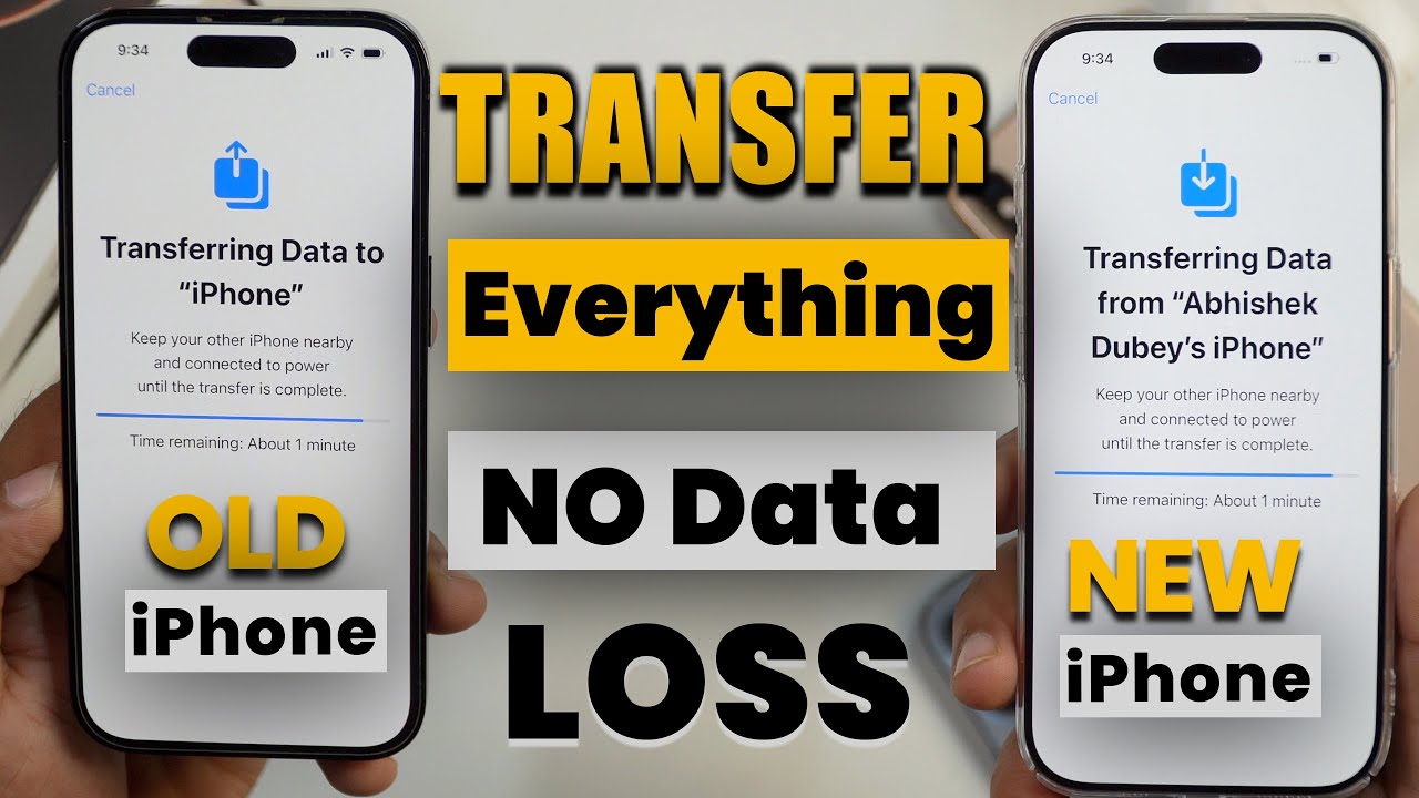 How to Transfer Data from Old iPhone to New iPhone 16 without Losing Data? Move Data to New iPhone