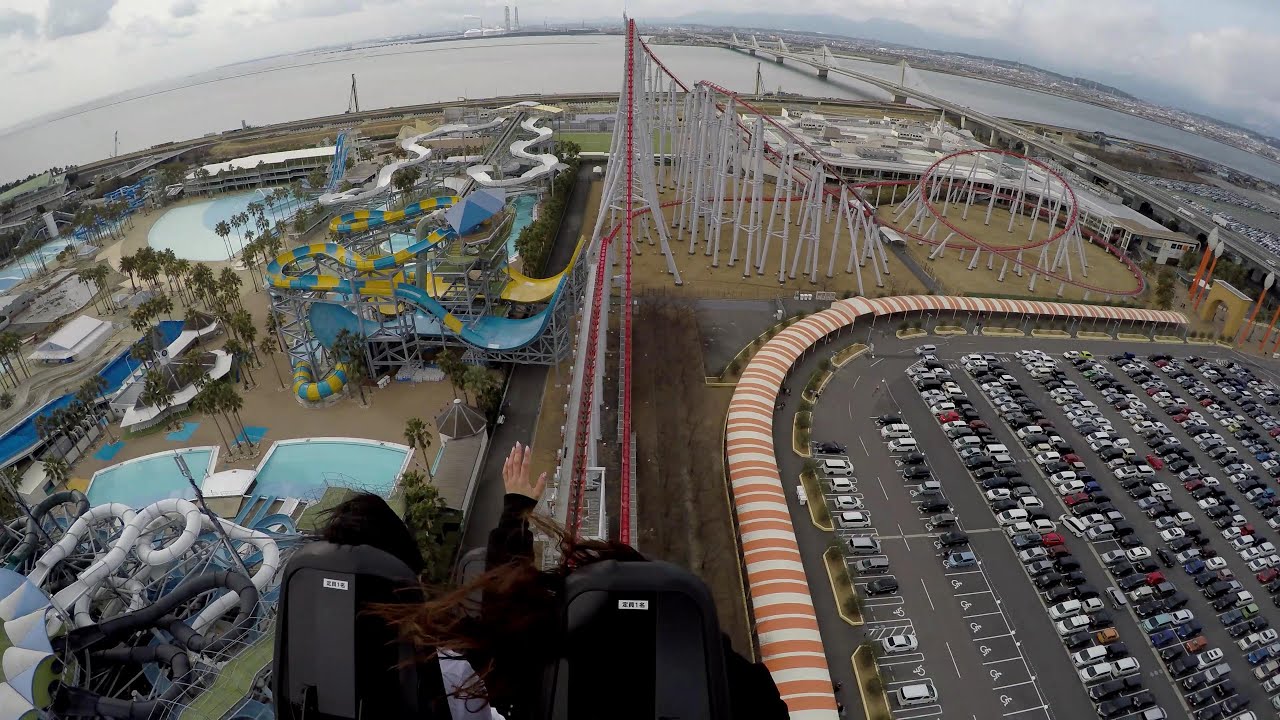 🟢ナガシマスパーランド 新・スチールドラゴン2000 / New Steel Dragon 2000 at Mie Nagashima Spa Land
