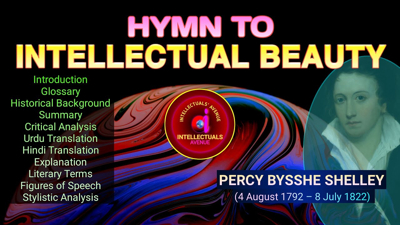 Hymn to Intellectual Beauty by Percy Bysshe Shelley Translation Literary Terms  Hindi Urdu