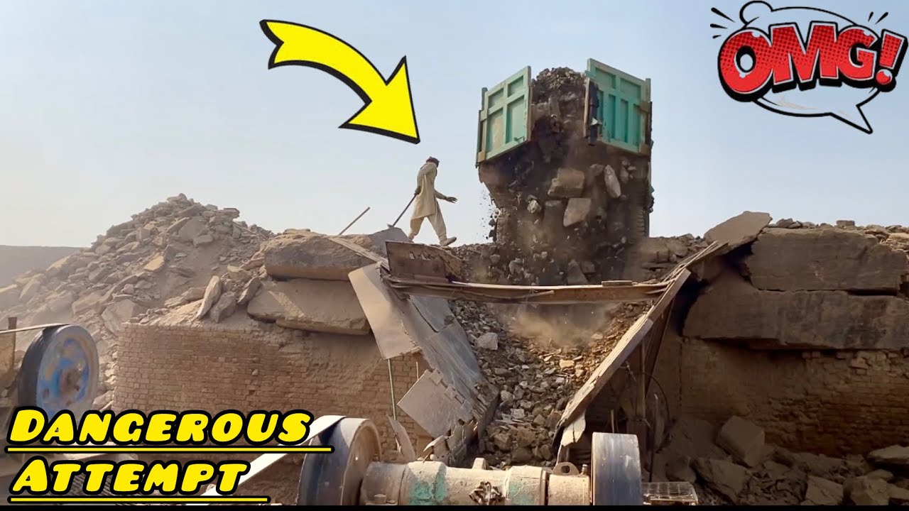 👹🔝Top BiG Rock  Crusher Machine:A Giant in Action”Big Rocks Crushing:A Powerful Process”#dangerous.💥