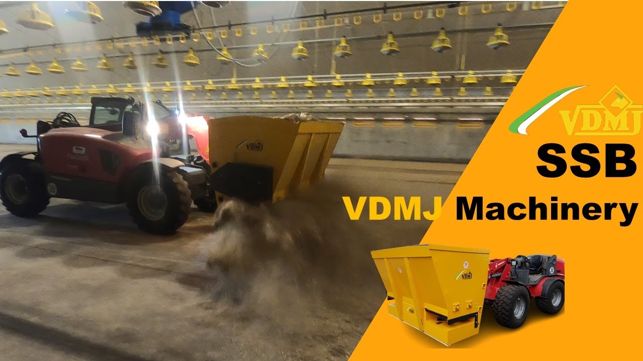 Ultimate poultry house bedding, pluimveestal instrooien, paillage d'un poulailler - VDMJ Machinery