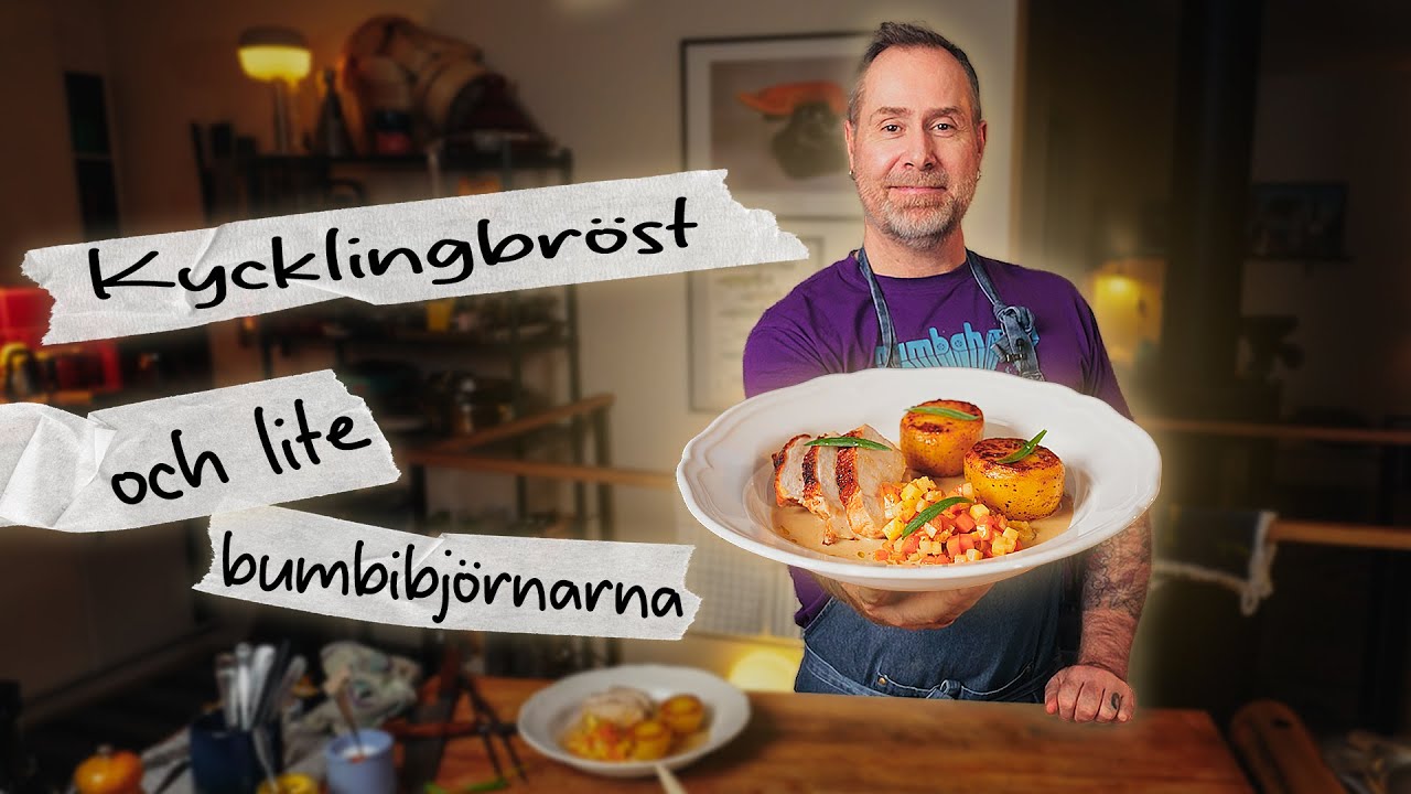 Stekt kycklingbröst – Med fransk dragonsås & fondkokt potatis