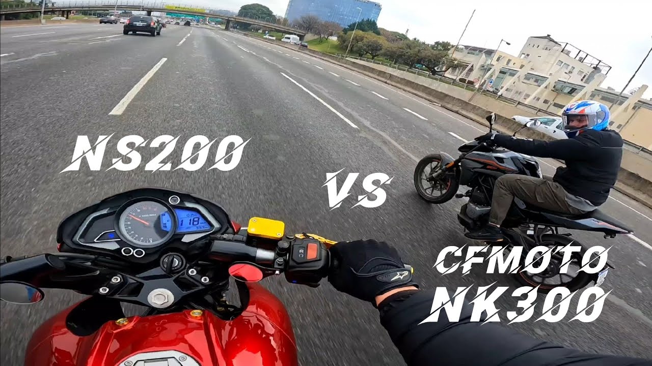 CFMoto NK300 vs NS200 |Bajaj NS200| Pulsar NS200 POV 4K| Gopro Hero 10 Black