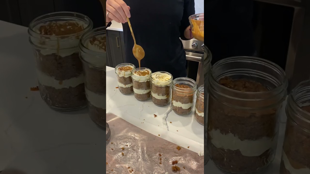 Carrot cake jars: full recipe & tutorial are posted 🥰