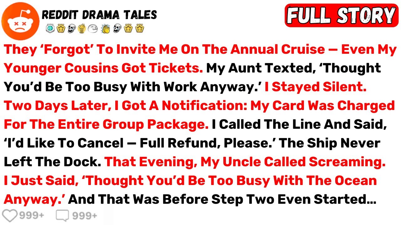 They ‘Forgot’ To Invite Me On The Annual Cruise — Even My Younger Cousins... - Best Reddit Stories