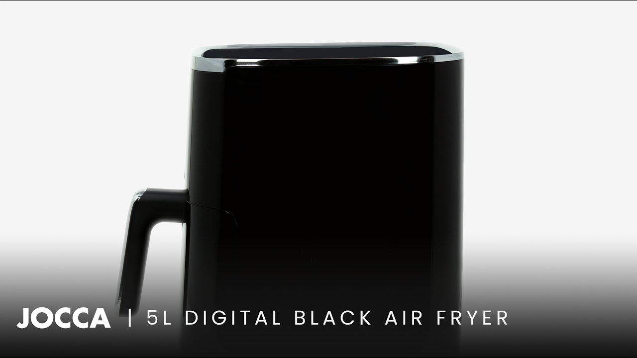 5L digital black air fryer | JOCCA