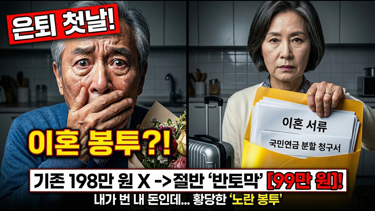 30년 머슴 살이 끝났다며... 은퇴 첫날 아내가 숨겨둔 노란 봉투의 정체