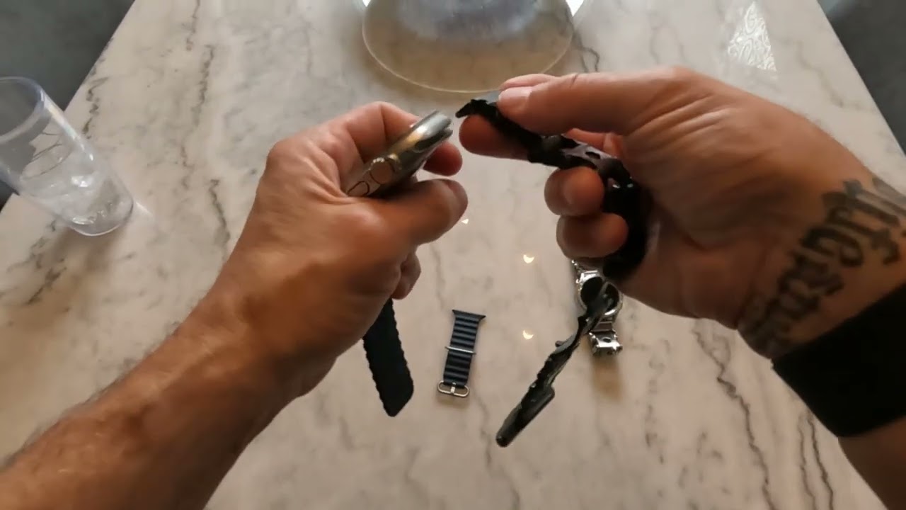 Apple Watch Ultra size comparison and Leatherman Tread compatability