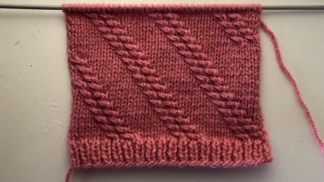 Very Beautiful Knitting Stitch pattern for Sweaters