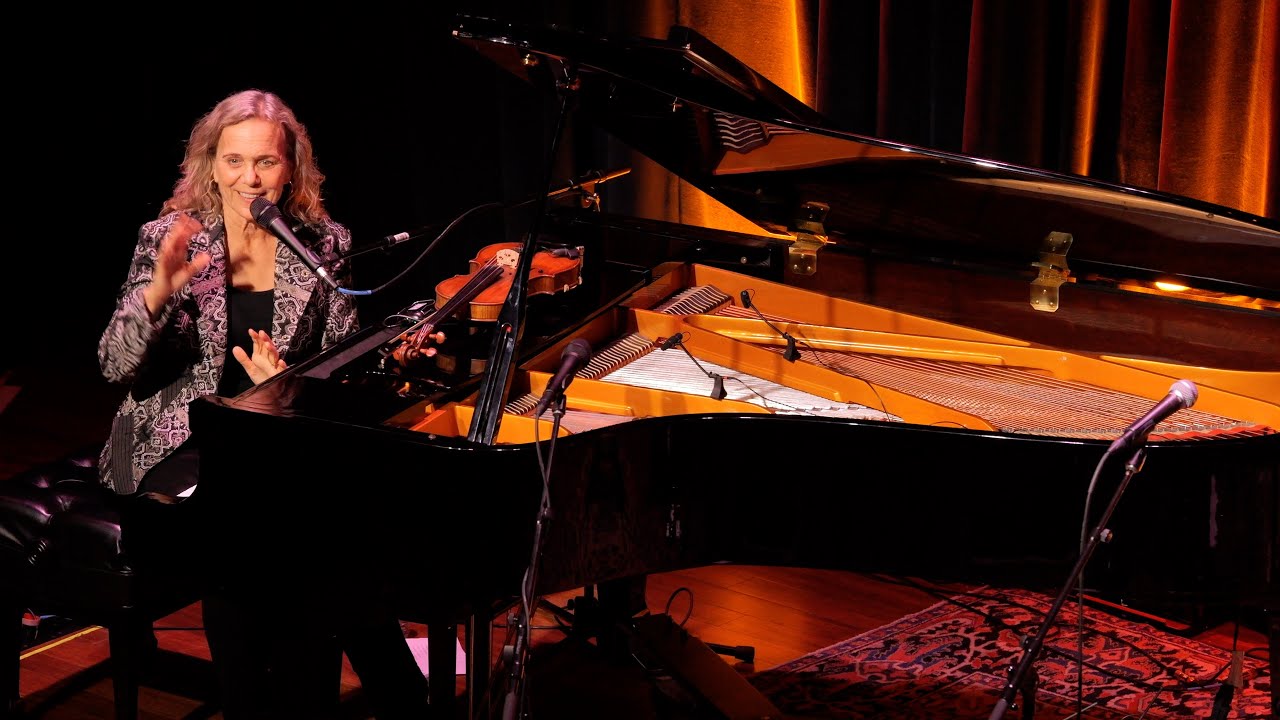 Barbara Higbie performs her composition, 