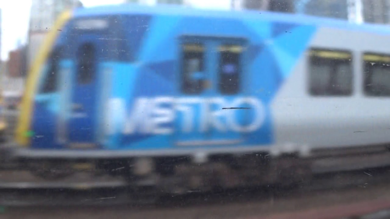 Double Metro PTV Alstom X Trapolis At Southern Cross Station