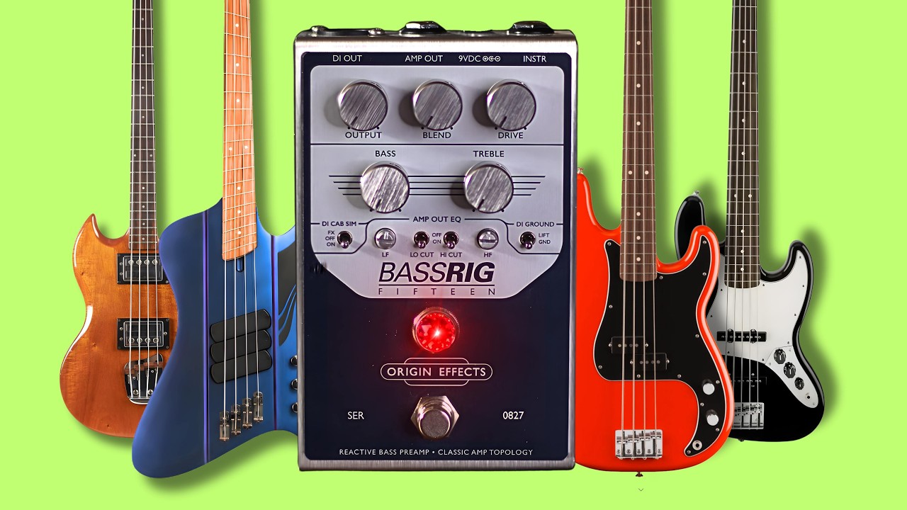 Four Basses, One Preamp pedal — Origin Effects BassRig Fifteen